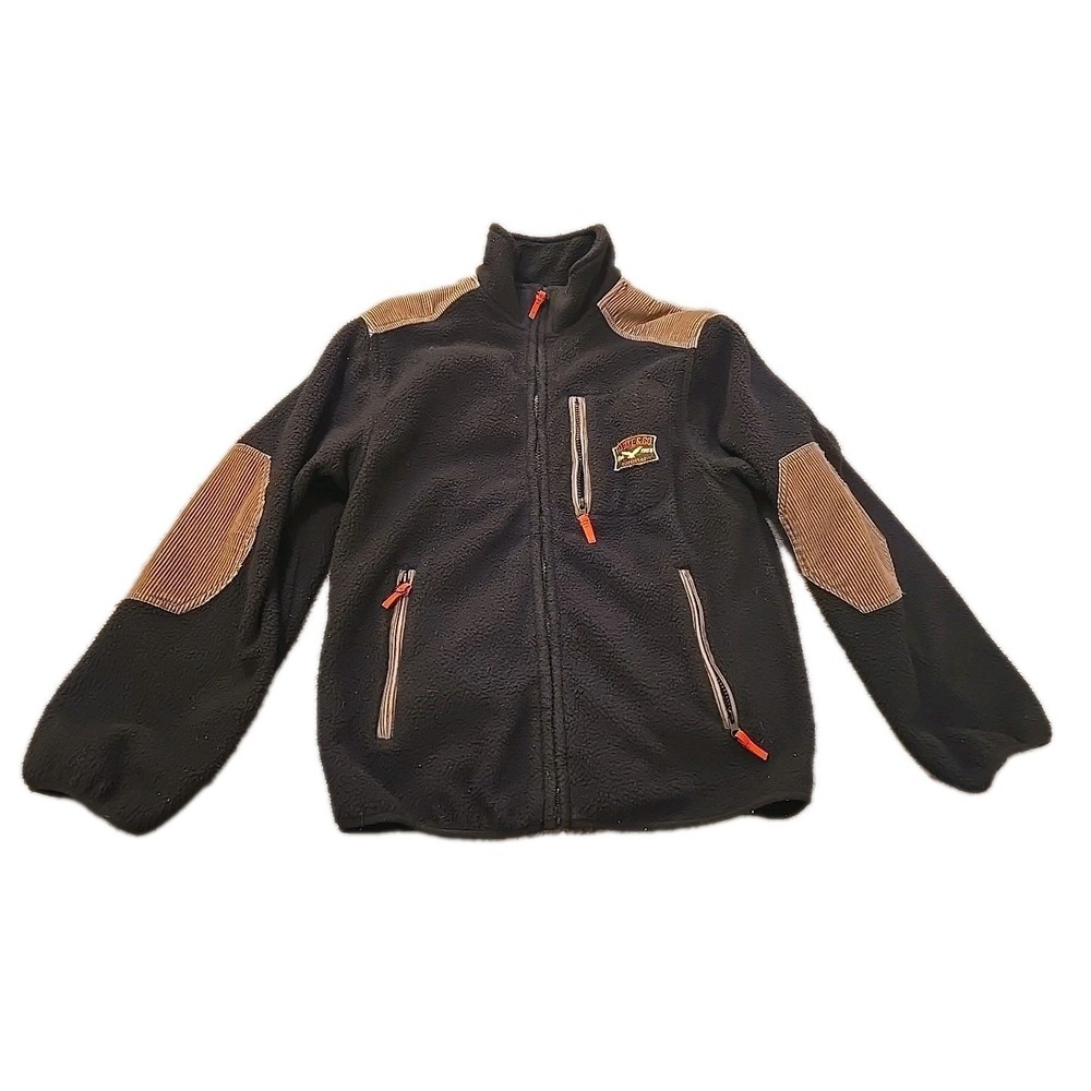 Hawke & Co Outfitter Women's XL Black Fleece Quarter Zip Pullover Outdoor Jacket